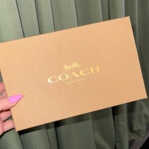 Coach New York Tan Gift Box from wallet purchase